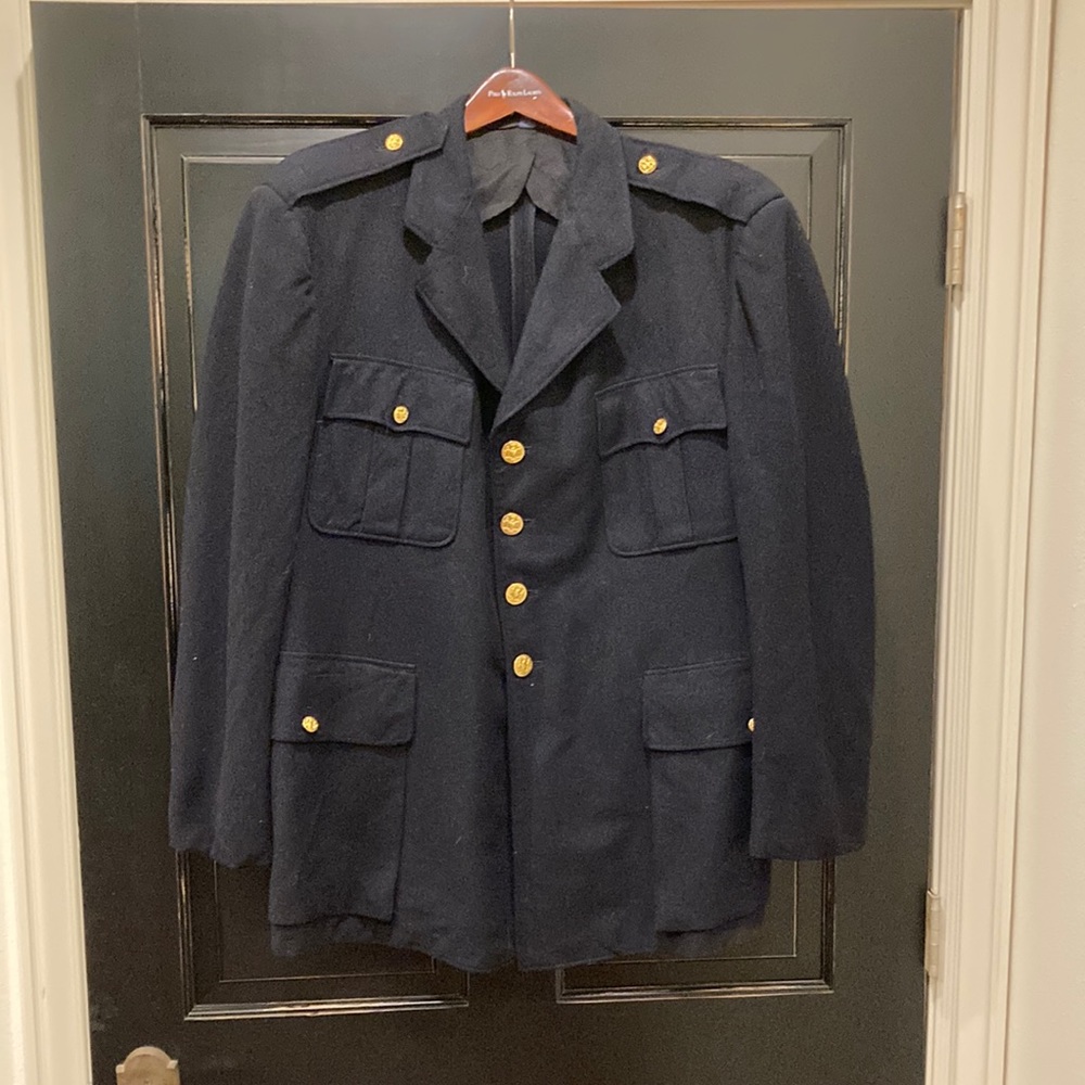 Genuine military pea coat